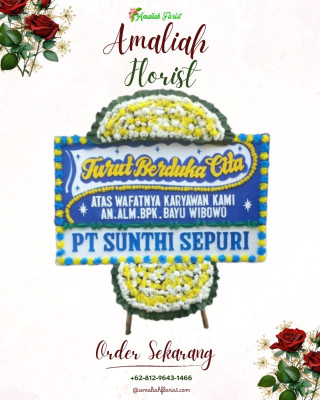 Papan Bunga Duka di Waliwis